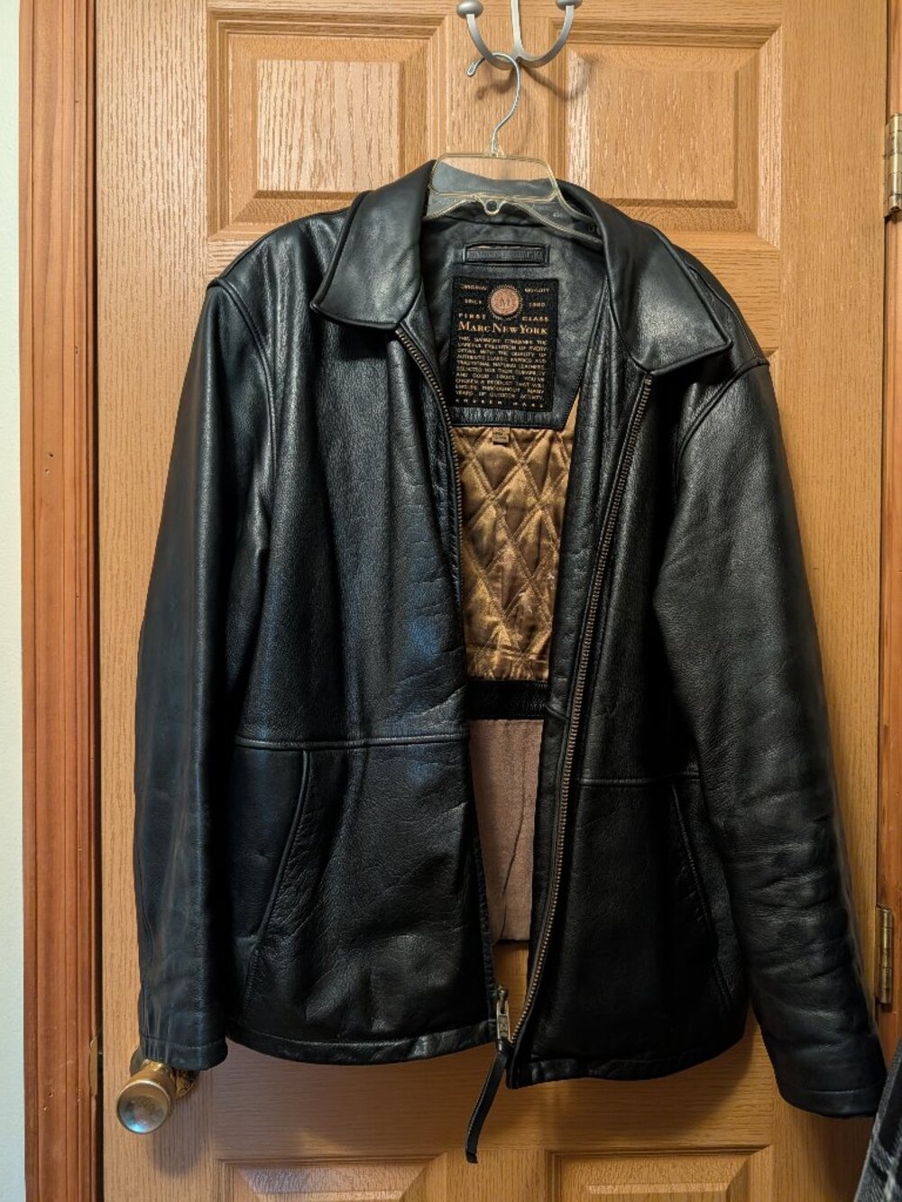 Vintage Marc New York by Andrew Marc black leather jacket